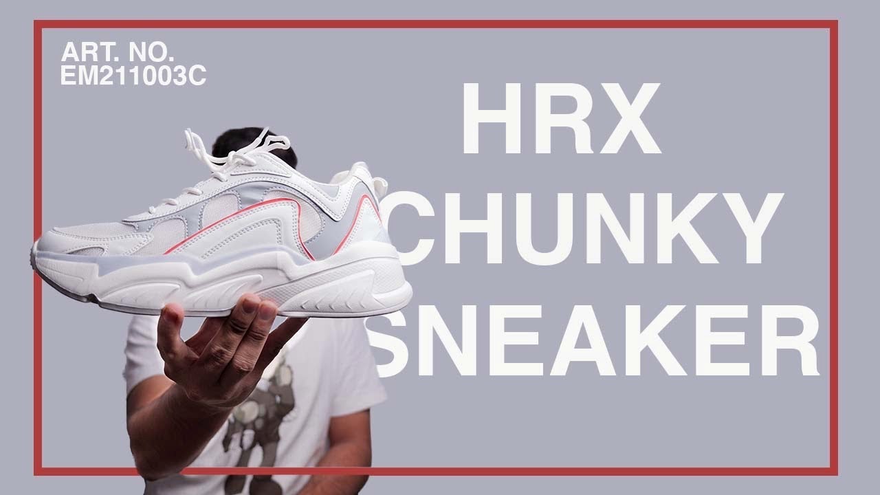 Shop24here - (Limited pieces are available ⏩so hurry up) 🔰Chapter➡️(shoes  )🥳 🎊HRX by Hrithik Roshan Men Black Chunky Sneakers 🚫M.R.P.: ₹4,599  🔰Price:₹2,529/- FREE Delivery. ☑️You Save: ₹2,070 {45%off} 👉Click the  link 💥👇